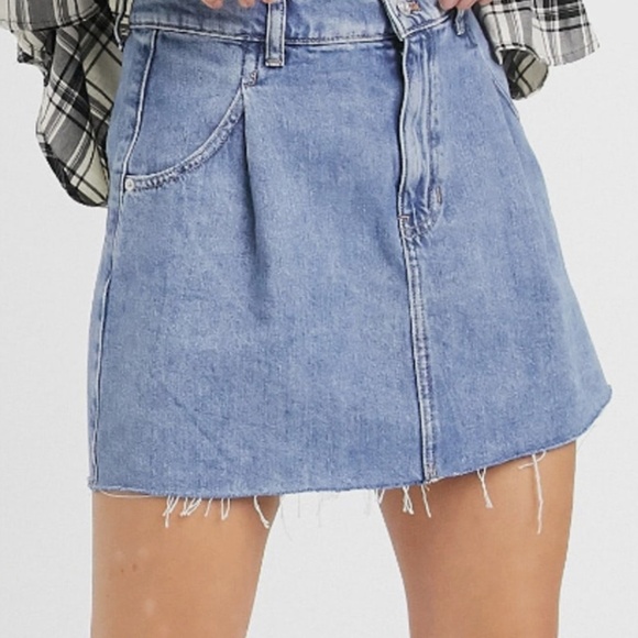 Free People Cosmico Jean Skirt size 27 - Picture 2 of 8